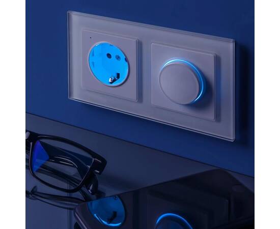 Диммер с подсветкой Werkel белый W1142101 4690389155260, изображение 6