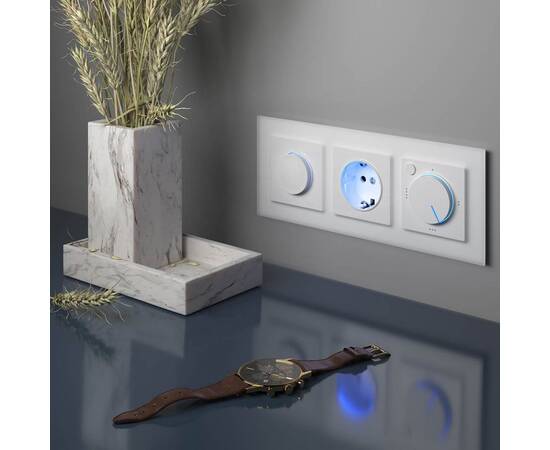 Диммер с подсветкой Werkel белый W1142101 4690389155260, изображение 8