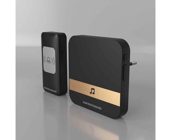 Звонок беспроводной Elektrostandard DBQ24M WL 52M IP44 черный a047172, изображение 2