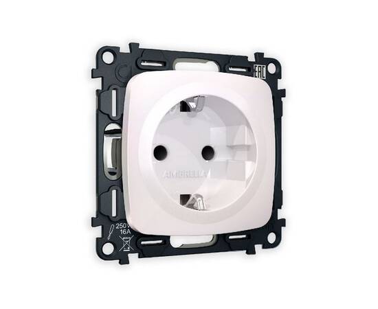 Комплект механизма розетки с/з со шторками Ambrella Volt Omega MO207010