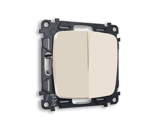 Комплект механизма 2-кл проходного выключателя Ambrella Volt Omega MO323020