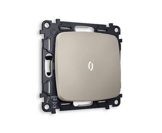 Комплект механизма 1-кл выключателя с подсветкой Ambrella Volt Omega MO362015