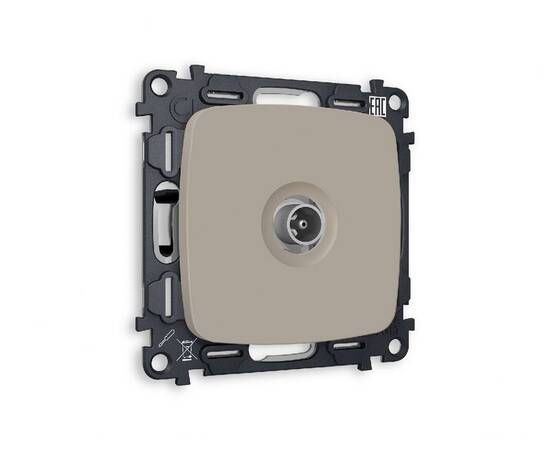 Комплект механизма TV розетки проходной 5-1000 MHz 4dB Ambrella Volt Omega MO373030