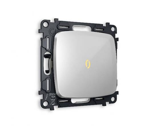 Комплект механизма 1-кл проходного выключателя с подсветкой Ambrella Volt Omega MO402030