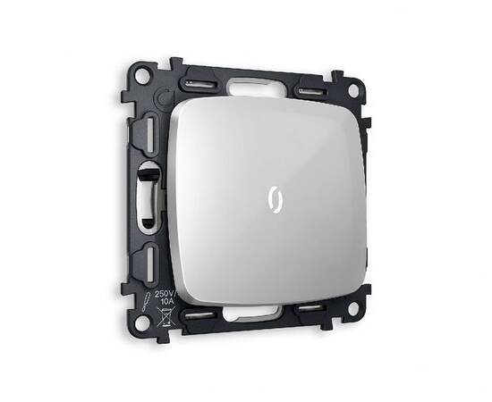 Комплект механизма 1-кл проходного выключателя с подсветкой Ambrella Volt Omega MO402035