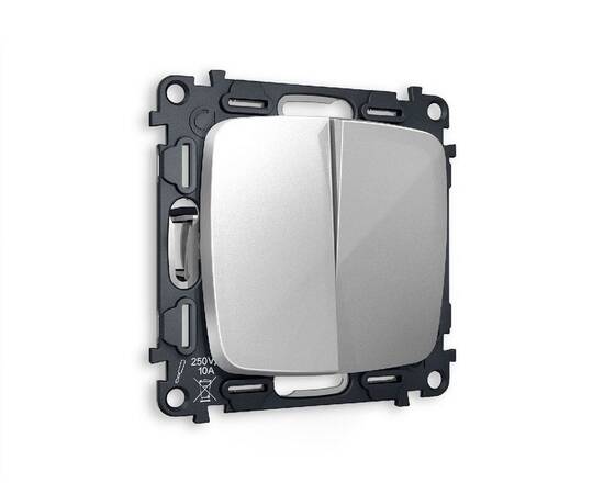 Комплект механизма 2-кл проходного выключателя Ambrella Volt Omega MO403020