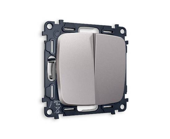 Комплект механизма 2-кл проходного выключателя Ambrella Volt Omega MO503020