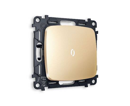 Комплект механизма 1-кл проходного выключателя с подсветкой Ambrella Volt Omega MO602035