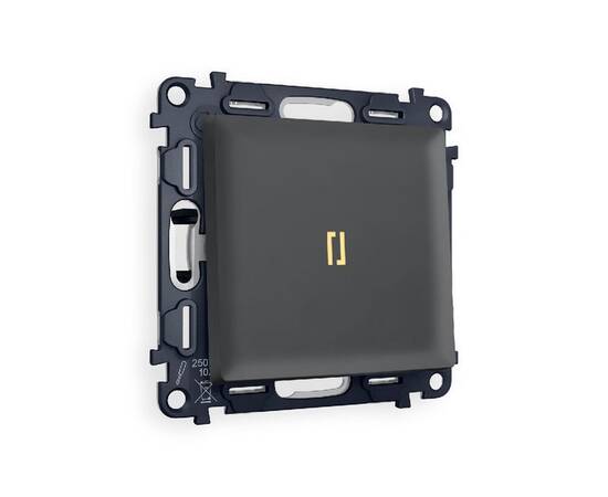 Комплект механизма 1-кл выключателя с подсветкой Ambrella Volt Alfa MA902010