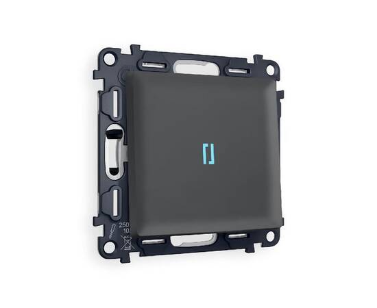 Комплект механизма 1-кл выключателя с подсветкой Ambrella Volt Alfa MA902020