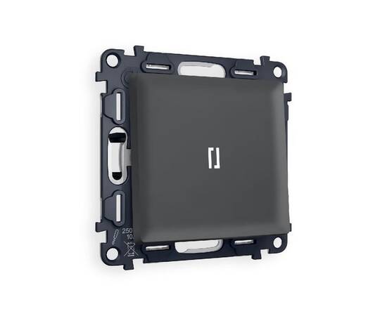 Комплект механизма 1-кл проходного выключателя с подсветкой Ambrella Volt Alfa MA902035