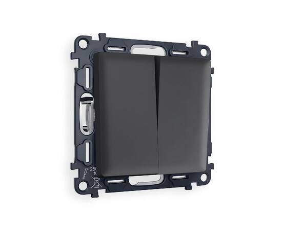 Комплект механизма 2-кл выключателя Ambrella Volt Alfa MA903010