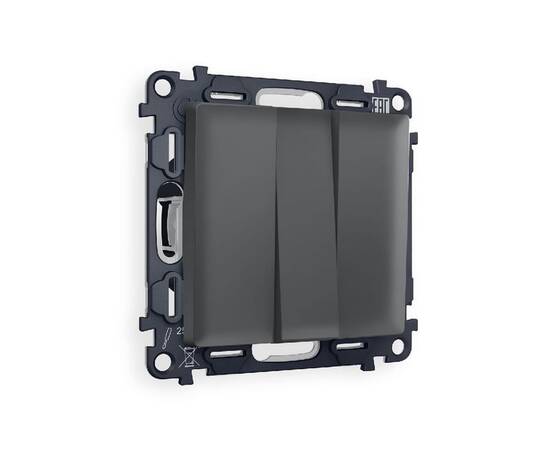 Комплект механизма 3-кл выключателя Ambrella Volt Alfa MA905010