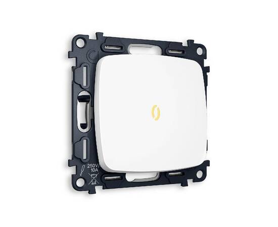 Комплект механизма 1-кл выключателя с подсветкой Ambrella Volt Omega MO122010