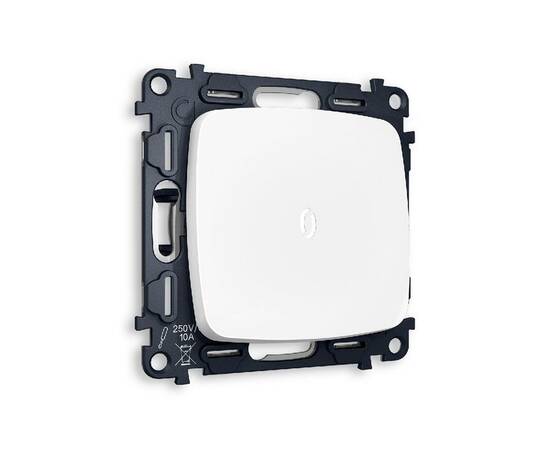 Комплект механизма 1-кл проходного выключателя с подсветкой Ambrella Volt Omega MO122035