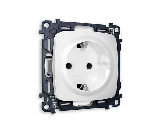 Комплект механизма розетки с/з со шторками Ambrella Volt Omega MO127010