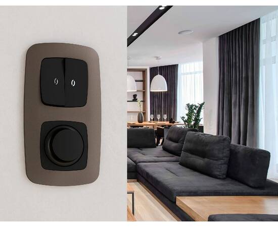 Рамка пятиместная Ambrella Volt Ecta OF140635, изображение 2