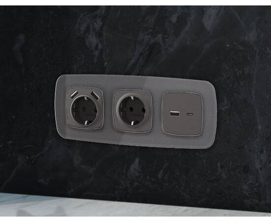 Рамка четырехместная Ambrella Volt Radian OF320654, изображение 2