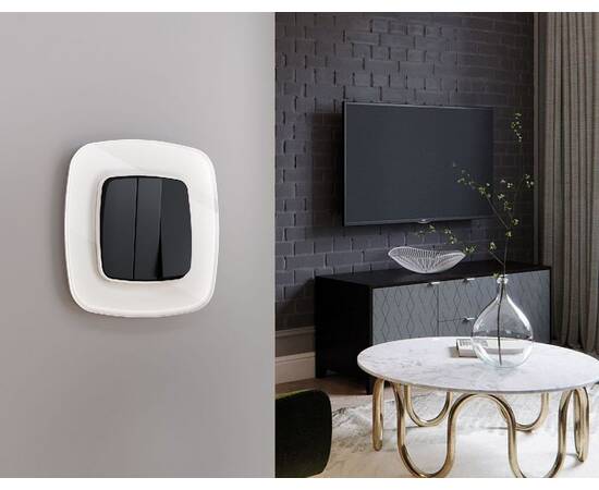 Рамка одноместная Ambrella Volt Radian OF350101, изображение 2