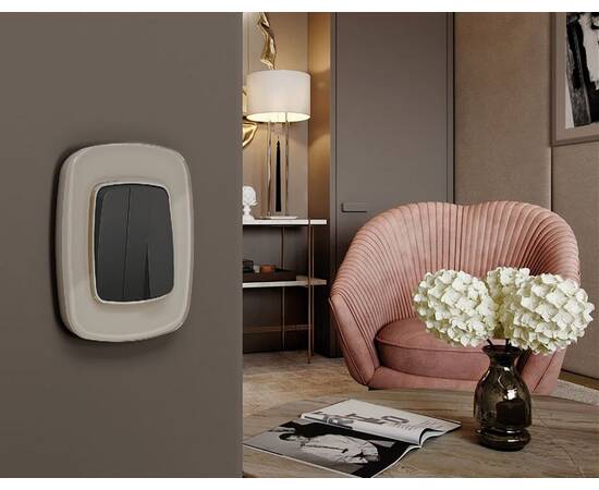 Рамка трехместная Ambrella Volt Radian OF350603, изображение 2