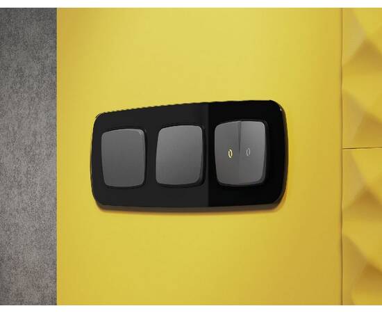 Рамка трехместная Ambrella Volt Radian OF350803, изображение 2