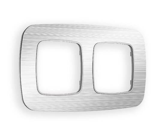 Рамка двухместная Ambrella Volt Radian OF580102