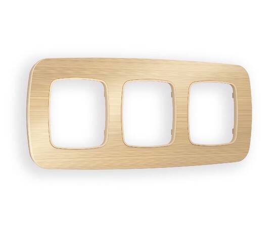 Рамка трехместная Ambrella Volt Radian OF580303