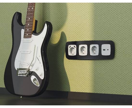 Рамка трехместная Ambrella Volt Radian OF580503, изображение 2