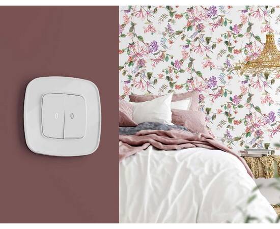 Рамка двухместная Ambrella Volt Coint OF640102, изображение 2