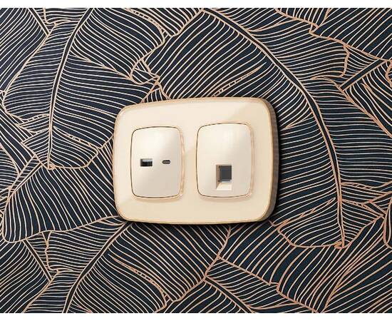 Рамка одноместная Ambrella Volt Coint OF640341, изображение 2