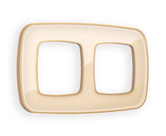 Рамка двухместная Ambrella Volt Coint OF640342