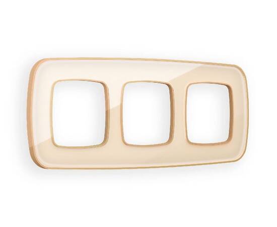 Рамка трехместная Ambrella Volt Coint OF640343