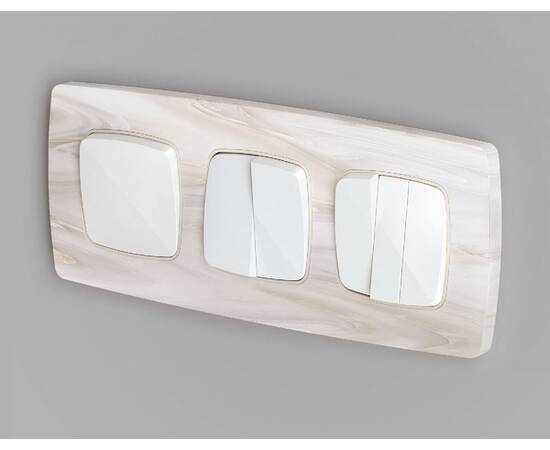 Рамка трехместная Ambrella Volt Opera OF940303, изображение 3