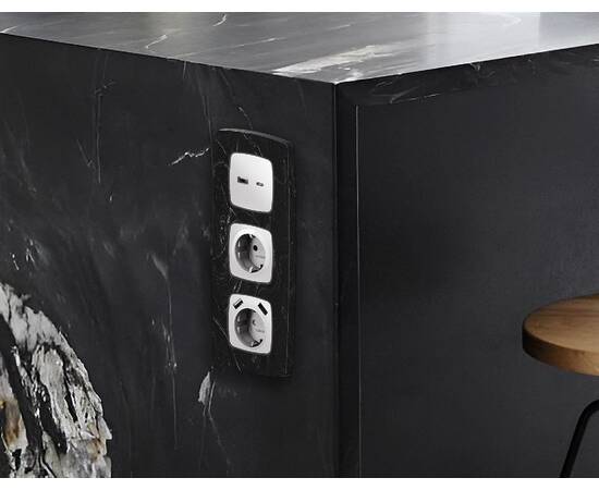 Рамка двухместная Ambrella Volt Opera OF940702, изображение 2