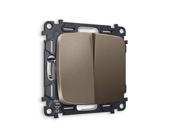 Комплект механизма 2-кл проходного выключателя Ambrella Volt Omega MO633020