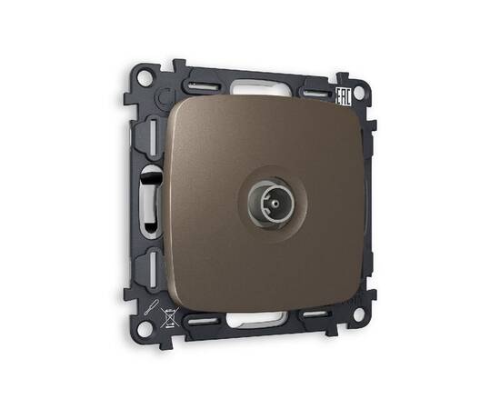 Комплект механизма TV розетки проходной 5-1000 MHz 4dB Ambrella Volt Omega MO643030