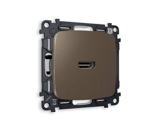 Комплект механизма розетки HDMI 2.0 40V/500mA 2.0GHz 5-18Gbit/s Ambrella Volt Omega MO644010