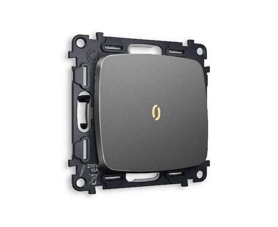 Комплект механизма 1-кл выключателя с подсветкой Ambrella Volt Omega MO652010