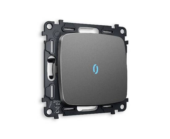 Комплект механизма 1-кл выключателя с подсветкой Ambrella Volt Omega MO652020