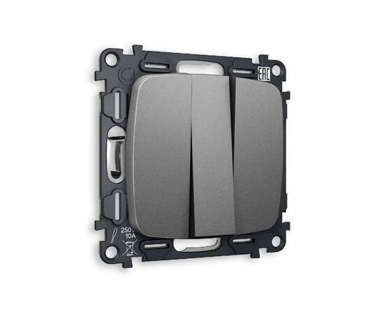 Комплект механизма 3-кл выключателя Ambrella Volt Omega MO655010