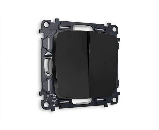 Комплект механизма 2-кл проходного выключателя Ambrella Volt Omega MO803020