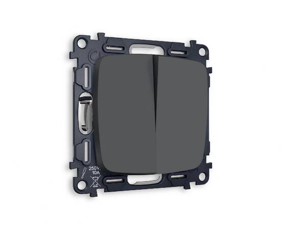 Комплект механизма 2-кл проходного выключателя Ambrella Volt Omega MO903020