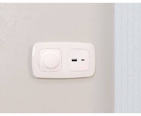 Рамка двухместная Ambrella Volt Ecta OF140202, изображение 2