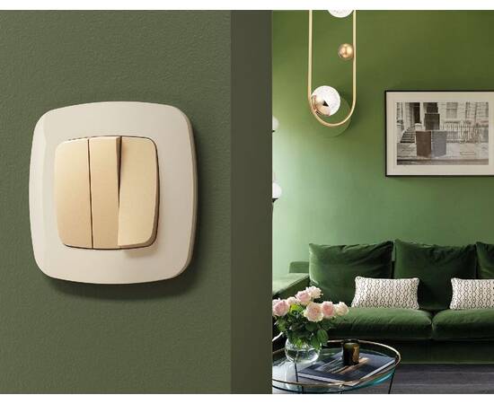 Рамка одноместная Ambrella Volt Ecta OF140301, изображение 2