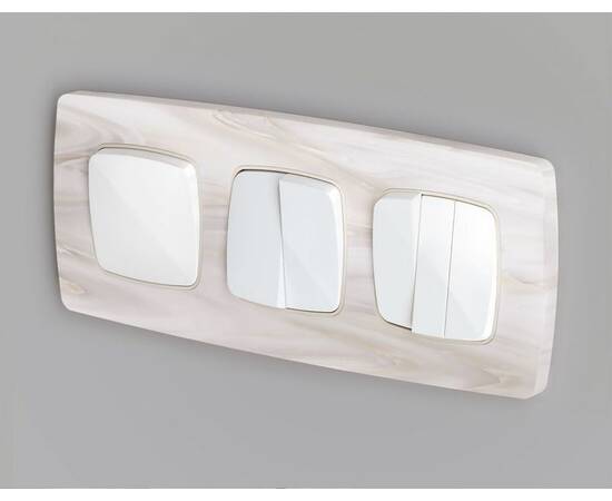 Лицевая панель для выключателя одноклавишного Ambrella Volt Omega OP1210, изображение 2