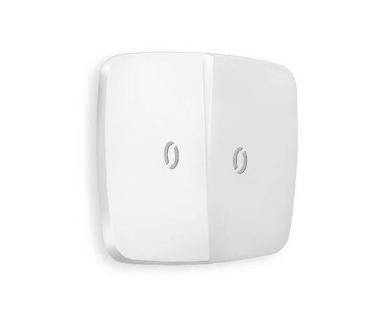 Лицевая панель для выключателя двухклавишного с подсветкой Ambrella Volt Omega OP1240