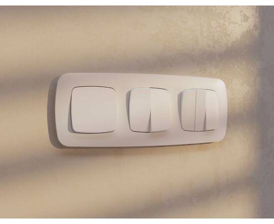 Лицевая панель для выключателя одноклавишного Ambrella Volt Omega OP2010, изображение 2