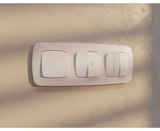 Лицевая панель для выключателя одноклавишного с подсветкой Ambrella Volt Omega OP2020, изображение 2