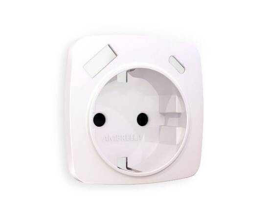 Лицевая панель для розетки с/з со шторками 2USB A+C Ambrella Volt Omega OP2100