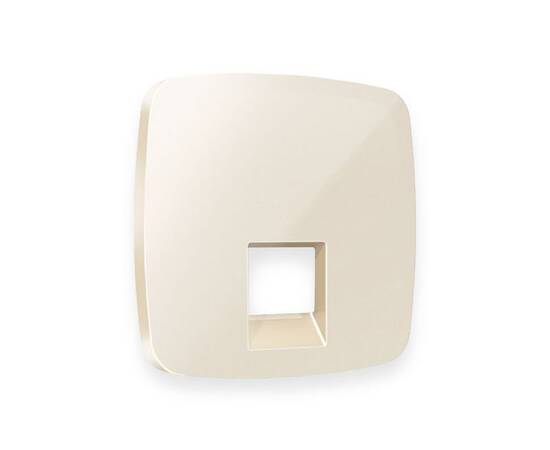 Лицевая панель для компьютерной/телефонной розетки RJ-45/RJ-11 Ambrella Volt Omega OP3120